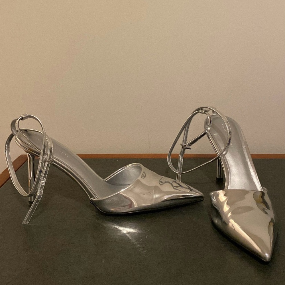 Silver heels